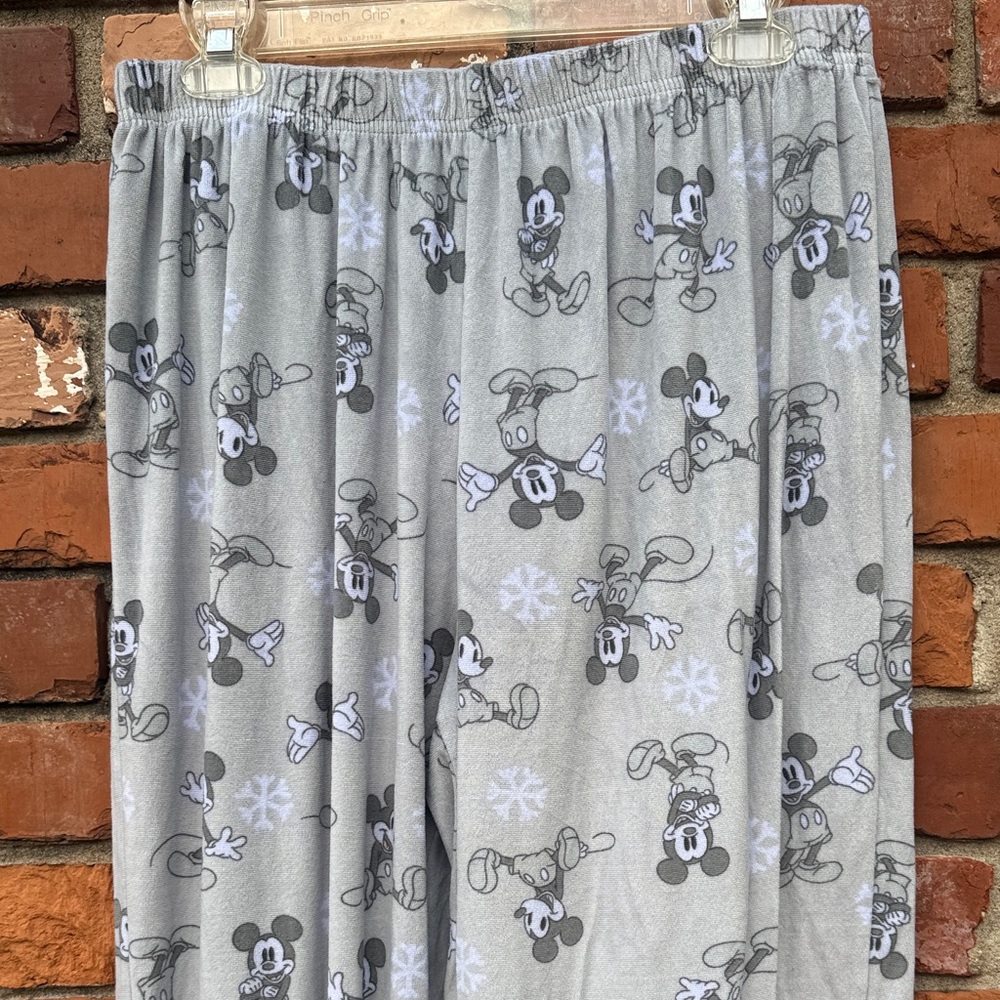 Gray Mickey Mouse Pajama Pants